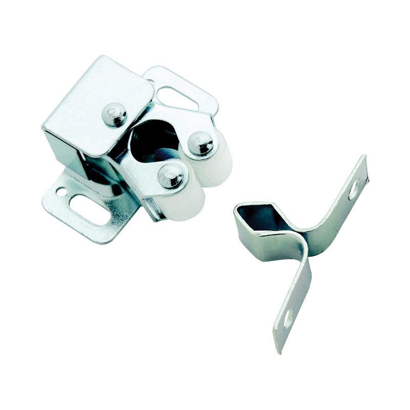Amerock 0.5 in. W Chrome Permabrite Zinc Roller Catch