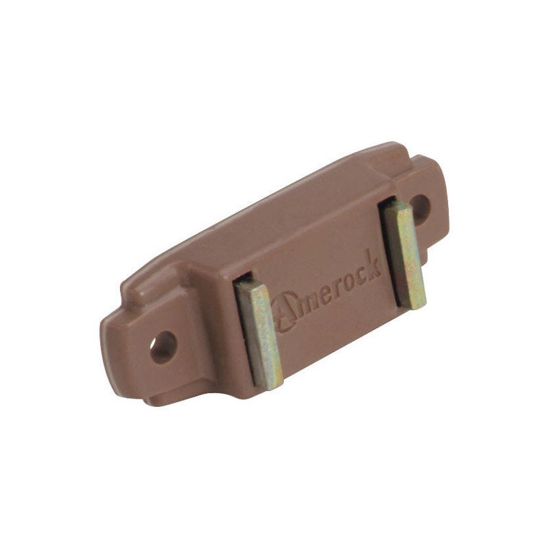 Amerock 0.8 in. W Tan Plastic Magnetic Catch