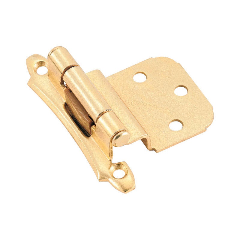 Amerock 2-3/4 in. L Self-Closing Hinge Solid Brass