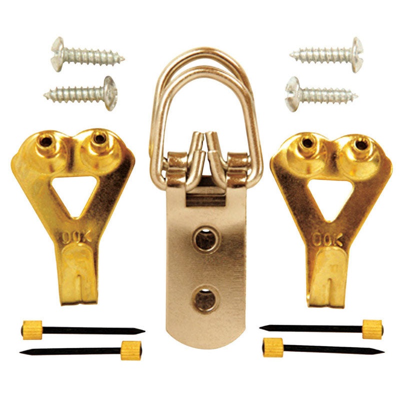 Hillman OOK 50 lb. Steel Professional Picture Hanging Set 12 pk