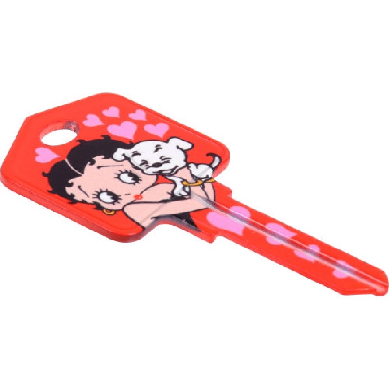 Howard Keys Betty Boop Betty Boop Pals Forever House/Office Key Blank Single sided For Kwikset