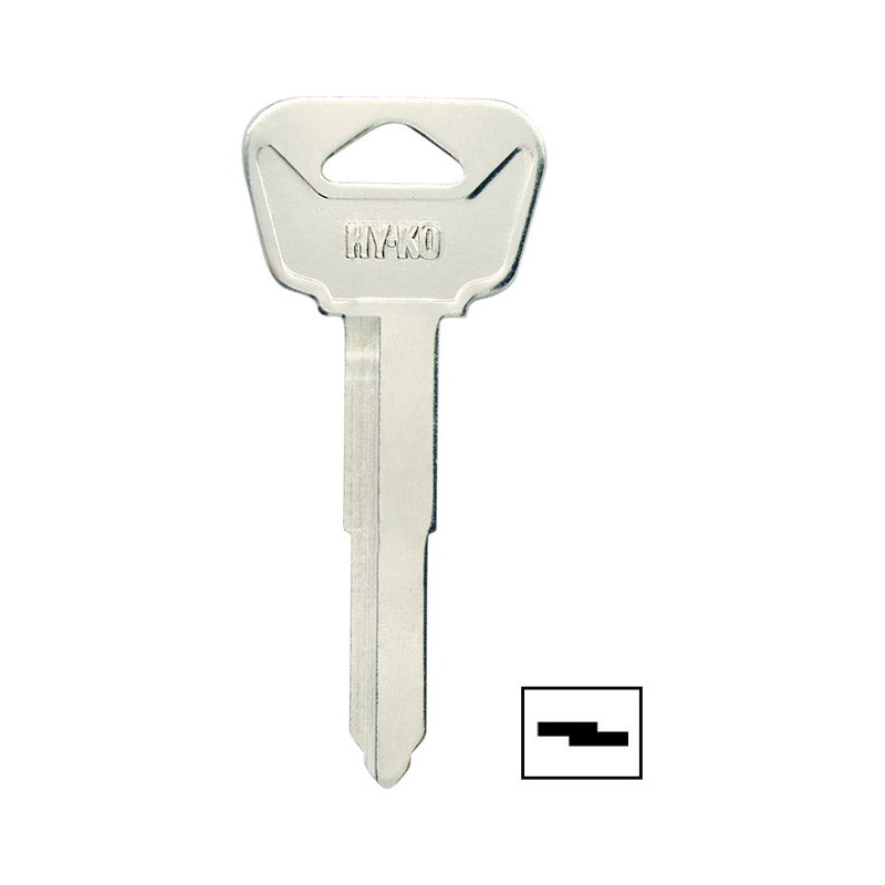 Hy-Ko Motorcycle Key Blank Double sided For Yamaha