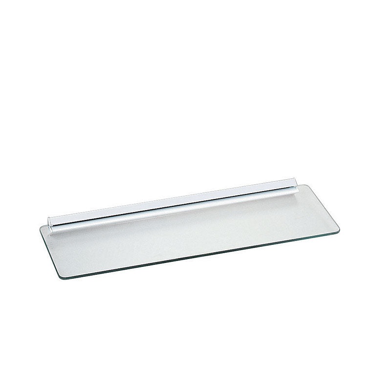 Knape & Vogt 1/4 in. H x 8 in. W x 24 in. D White/Clear Tempered Glass Shelf Kit