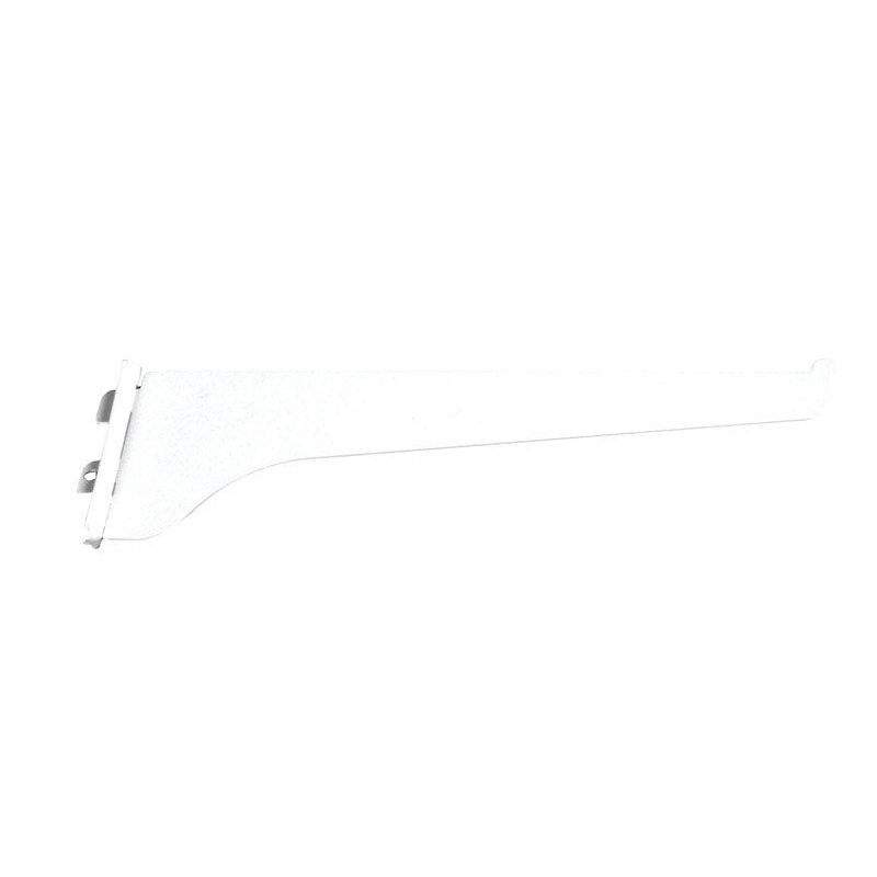 Knape & Vogt Steel White 16 Ga. Shelf Support Bracket 10 in. L