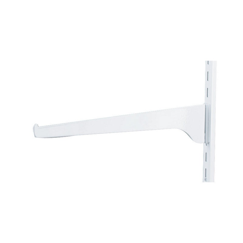 Knape & Vogt Steel White 16 Ga. Shelf Support Bracket 12 in. L