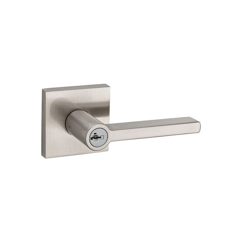 Kwikset Halifax Satin Nickel Steel Entry Lockset ANSI/BHMA Grade 2 1-3/4 in. KW1
