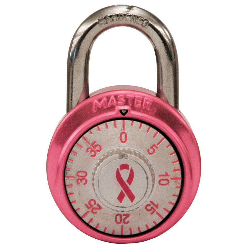 Master Lock 1-7/8 in. 3-Dial Combination Steel Combination Padlock