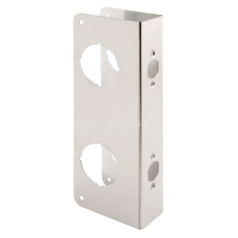 Prime-Line 10.875 in. H x 3.875 in. L Brushed Stainless Steel Stainless Steel Door Guard