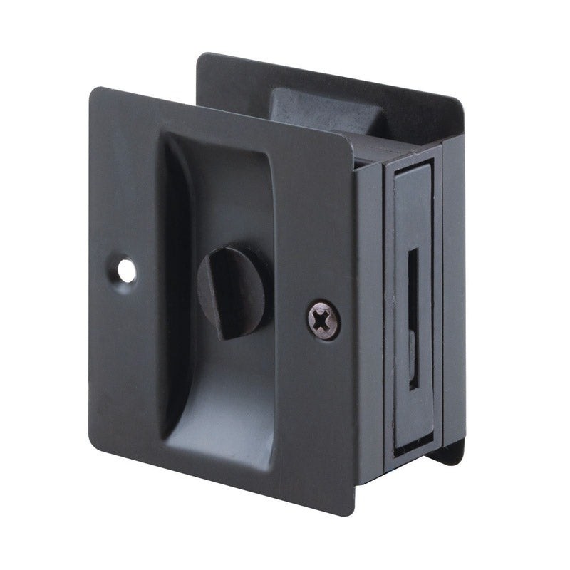 Prime-Line 2.5 in. L Bronze Pocket Door Pull