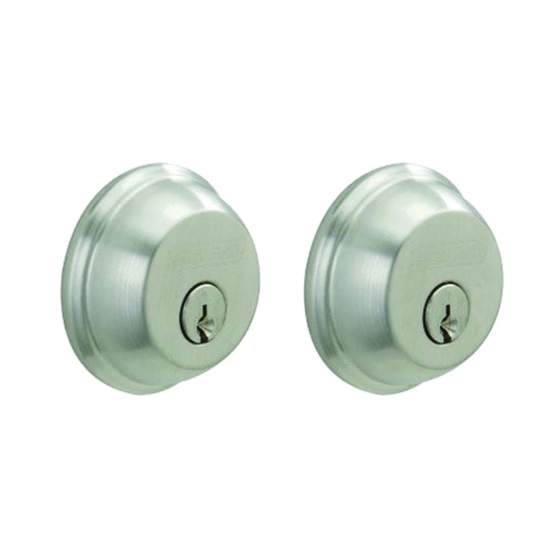 Schlage Commercial Double Cylinder Deadbolt Satin Chrome Steel 1 Grade Left Handed, Right Hande
