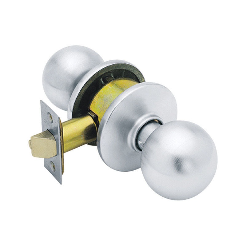 Schlage Orbit Passage Lockset Satin Chrome Steel 2 Grade Non-Handed