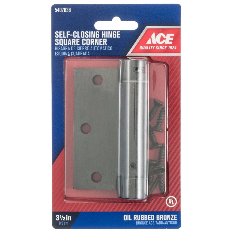 Ace 3.5 in. Dia. x 3.5 in. L Tuscan Bronze Door Hinge