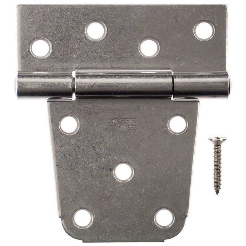 Ace 3.5 in. H 3-1/2 in. Stainless Steel 1 Stainless Steel Heavy Duty Gate Hinge
