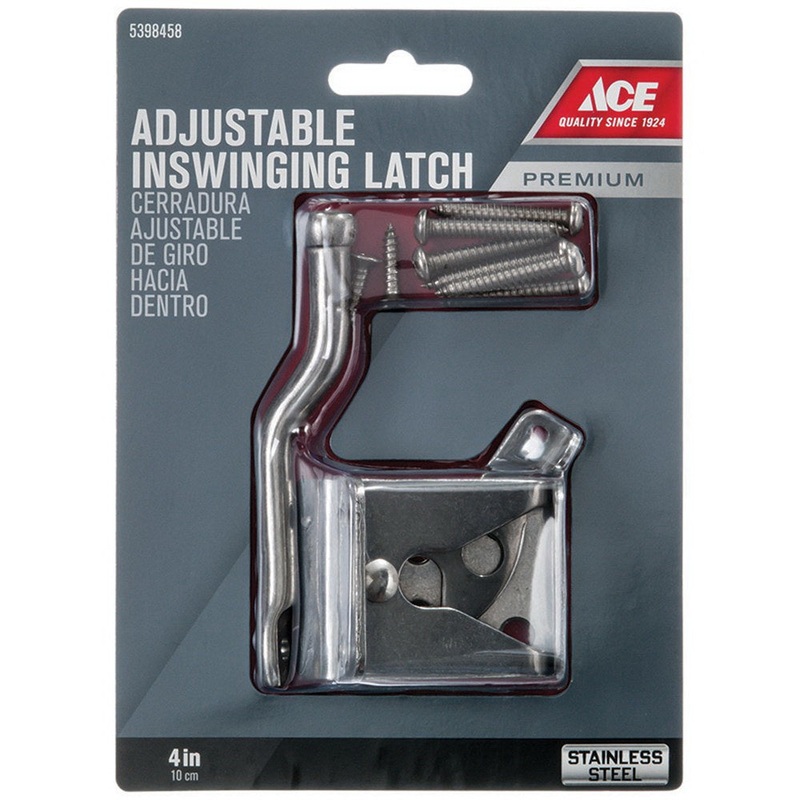 Ace Adjustable Gate Latch Corrosion Resistant Stainless Steel ACQ Lumber Compatible