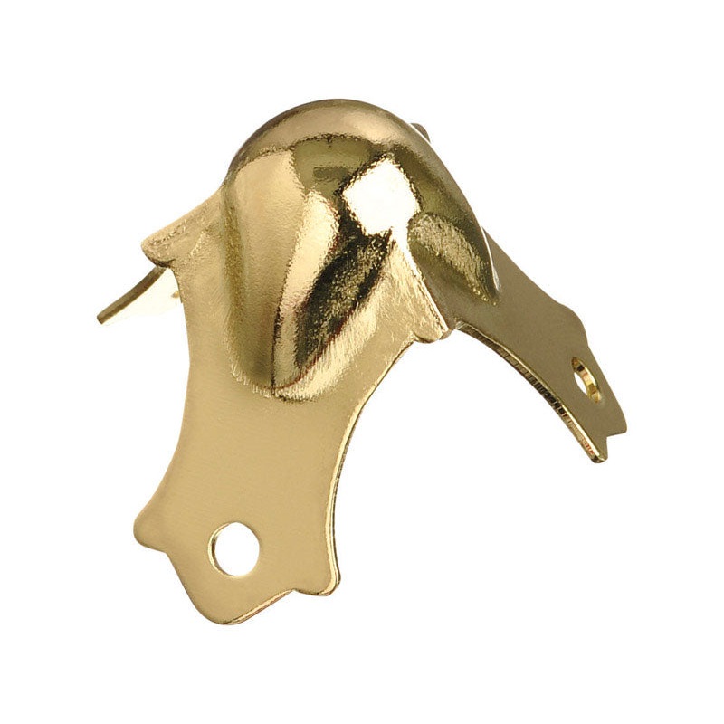 Ace Bright Brass Decorative Corner 1.3 in. 4 pk
