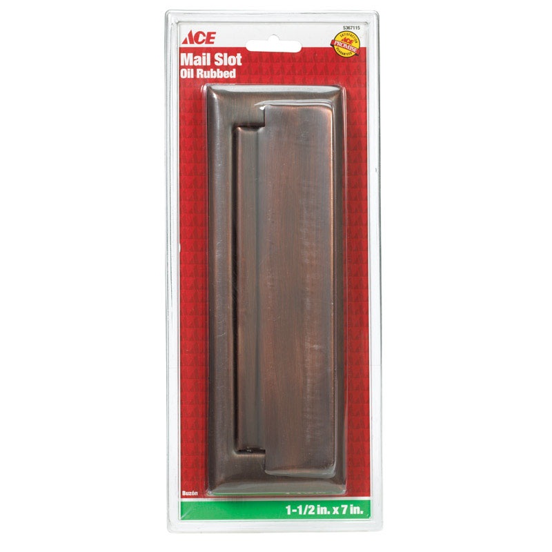 Ace Oil Rubbed Bronze Mail Slot Mounting Hardware Included