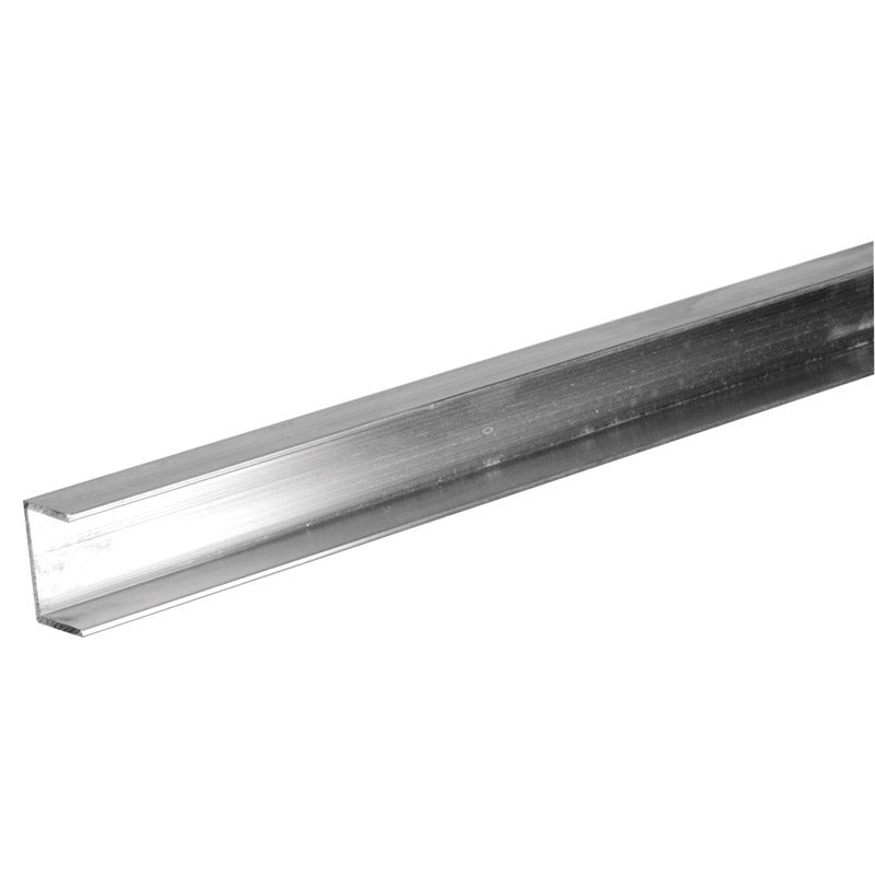 Boltmaster 0.0625 in. x 1/2 in. W x 8 in. L Aluminum U Channel