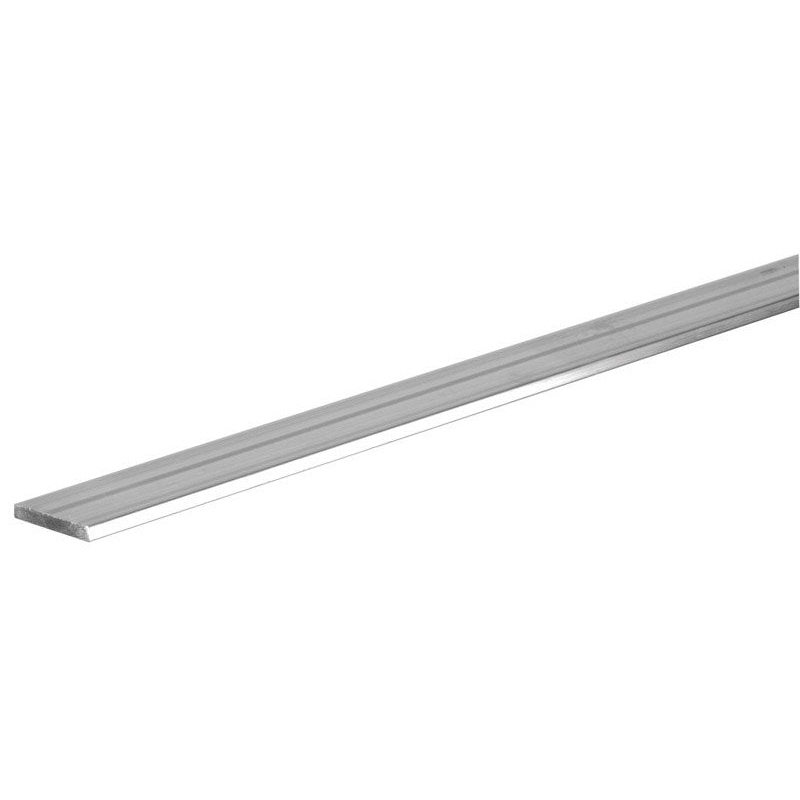 Boltmaster 0.125 in. in. x 2 in. W x 8 ft. L Flat Aluminum Flat Bar