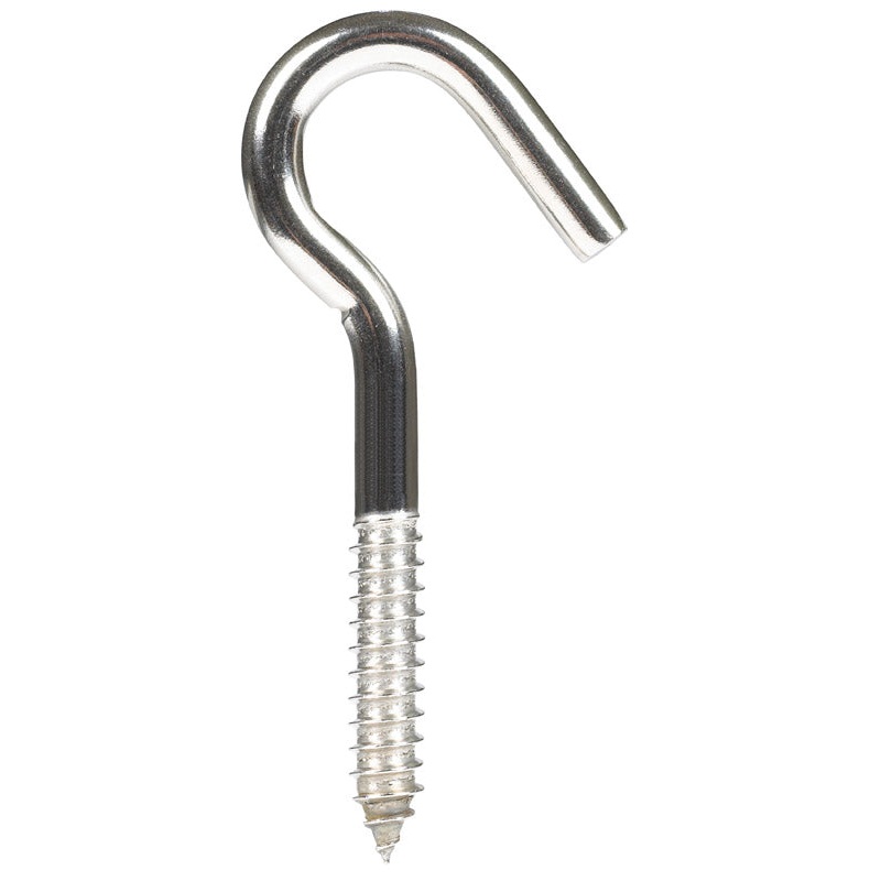 Hampton 7/16 4.8125 in. L Stainless Steel Clothesline Hook 1 pk