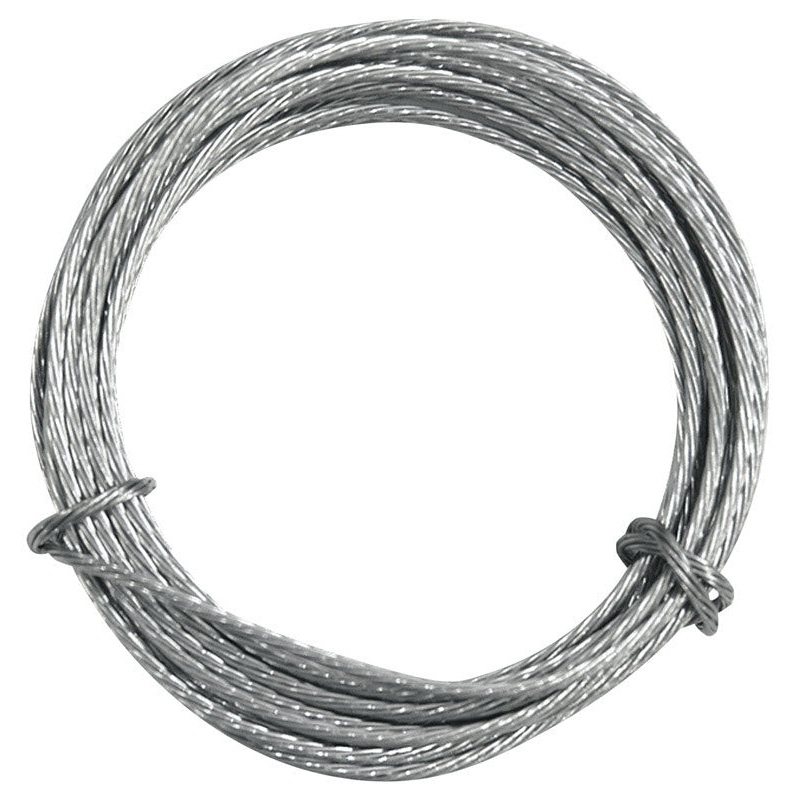Hillman OOK 50 lb. Stainless Steel Single Picture Wire 1 pk