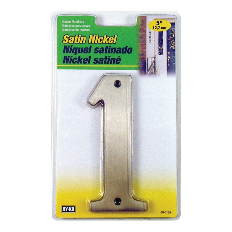 Hy-Ko Nail On Satin Nickel Number 1 5 in.