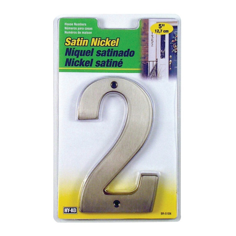 Hy-Ko Nail On Satin Nickel Number 2 5 in.