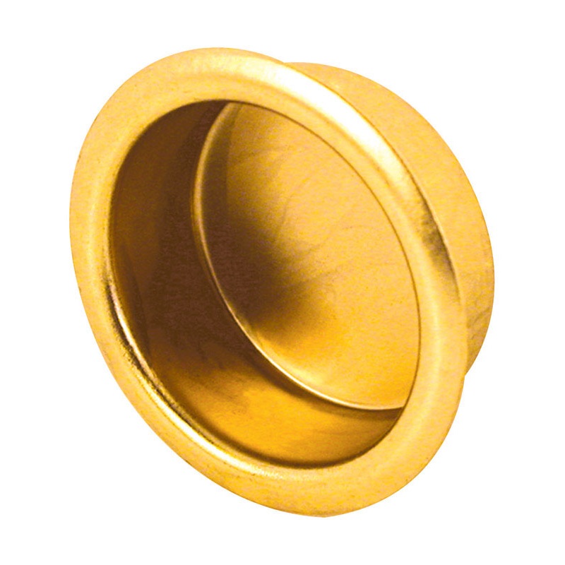 Prime-Line 0.8 in. L Brass Plated Door Pull
