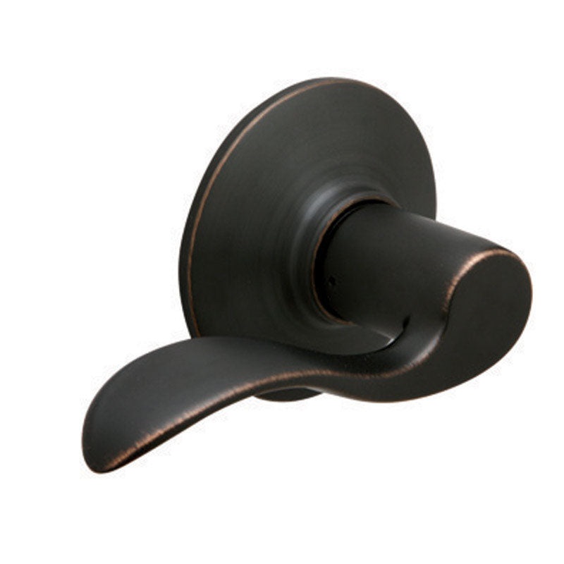 Schlage Accent Dummy Lever Aged Bronze Steel 2 Grade Left Handed