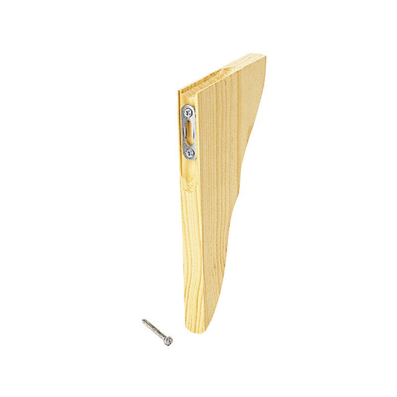 Waddell Pine Satin Corbel Shelf Bracket 5 in. L x 1-1/4 in. W x 8 in. H