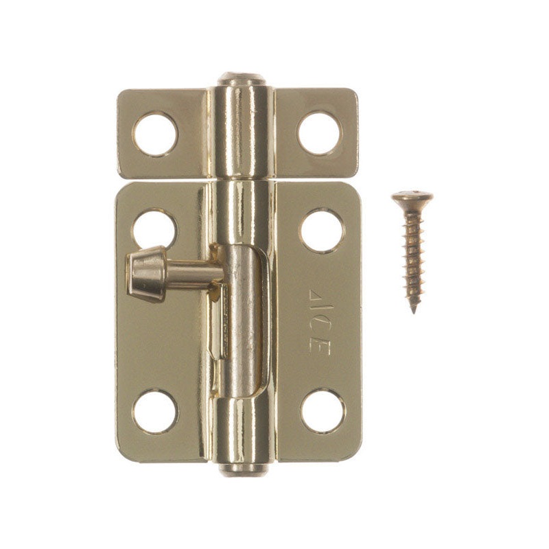 Ace 2.5 in. L Brass-Plated Steel Barrel Bolt
