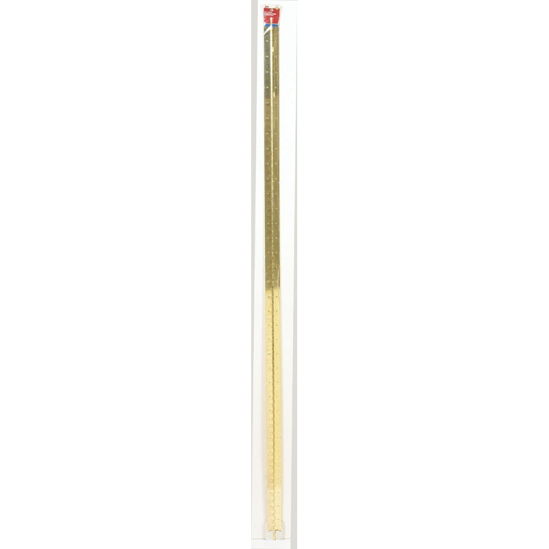 Ace 2 in. W x 72 in. L Continuous Hinge Bright Brass