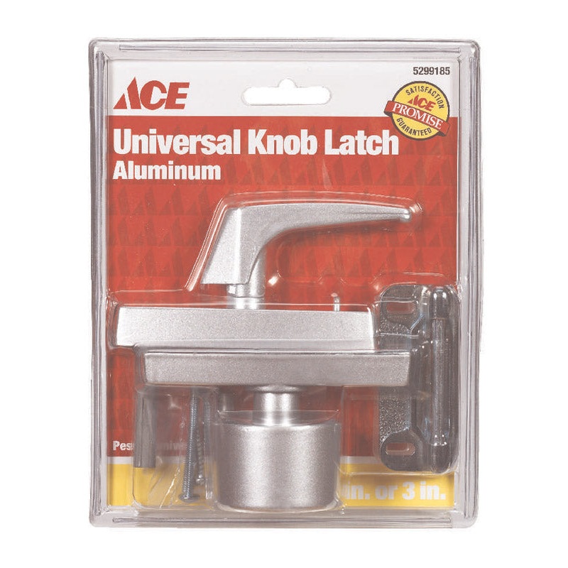 Ace Aluminum Universal Knob Latch 1 pk