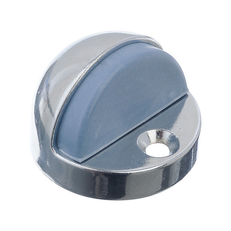 Ace Metal Floor Mount Door Stop 1-3/8 in. H Chrome Black