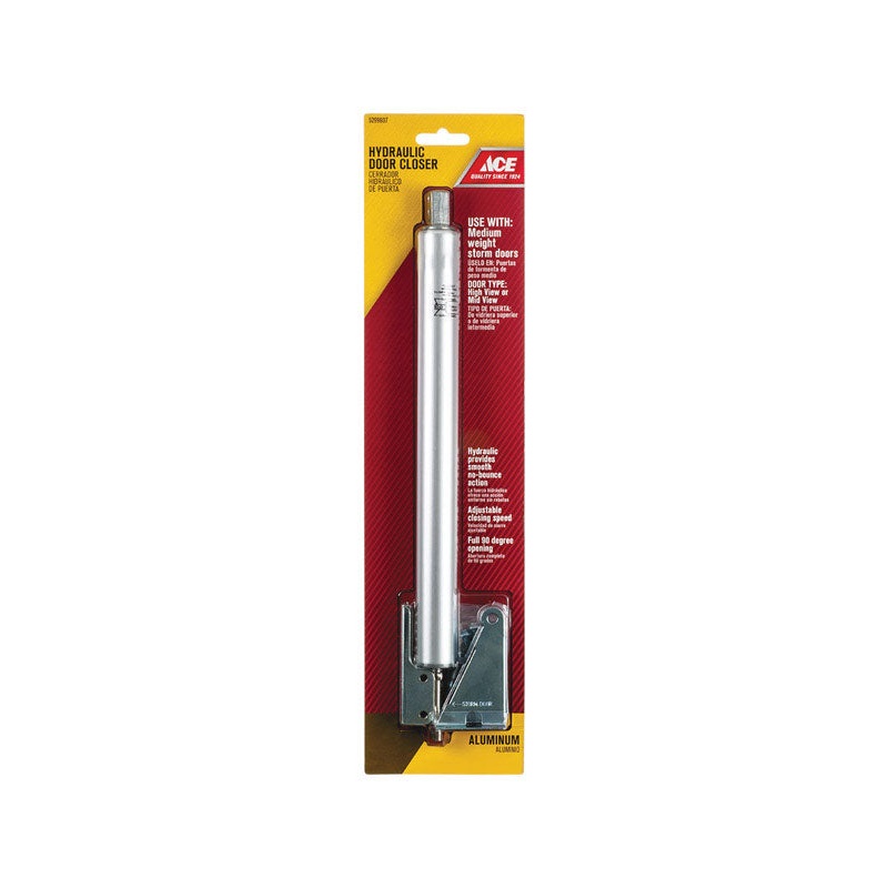 Ace Screen/Storm Door Closer Hydraulic Aluminum