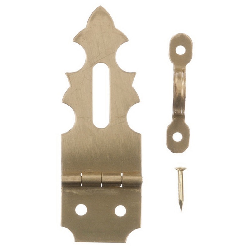 Ace Solid Brass Brass Decorative Hasp 1 pk 1.9 in.