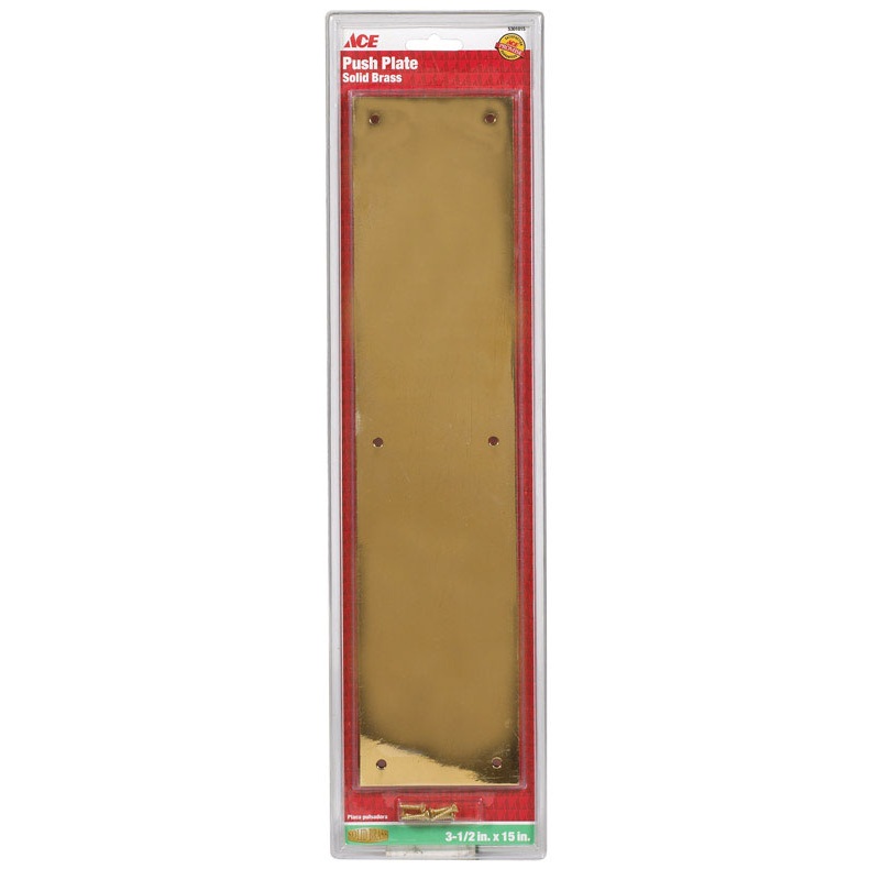 Ace Solid Brass Plate 1