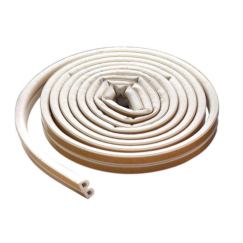 M-D Building Products Extreme Temperature Rubber Weather Stripping 5/16 in. x 17 ft. L White