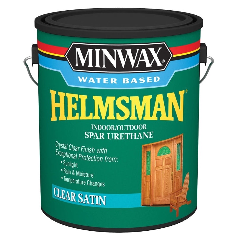 Minwax Helmsman 710520000 Spar Varnish, Crystal Clear, Liquid, 1 gal, Can, Pack of 2