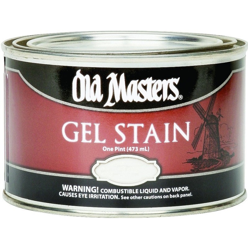 Old Masters 80208 Gel Stain, Golden Oak, Liquid, 1 pt, Can