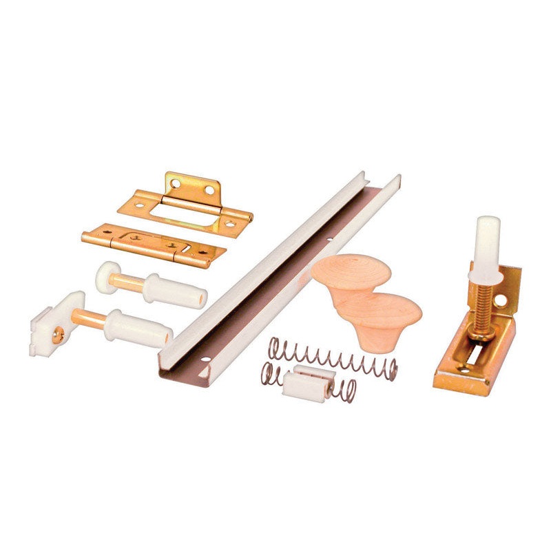 Prime-Line Surface mount Bi-fold Hardware Kit White 1 pk
