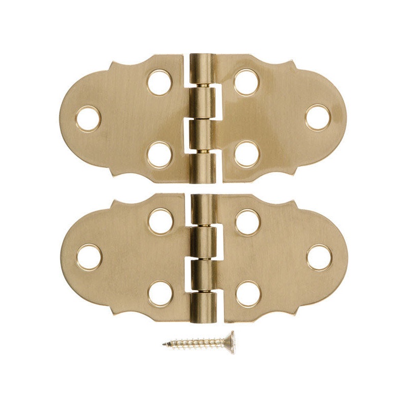 Ace 1-5/16 in. L Decorative Hinge Antique Brass 2 pk