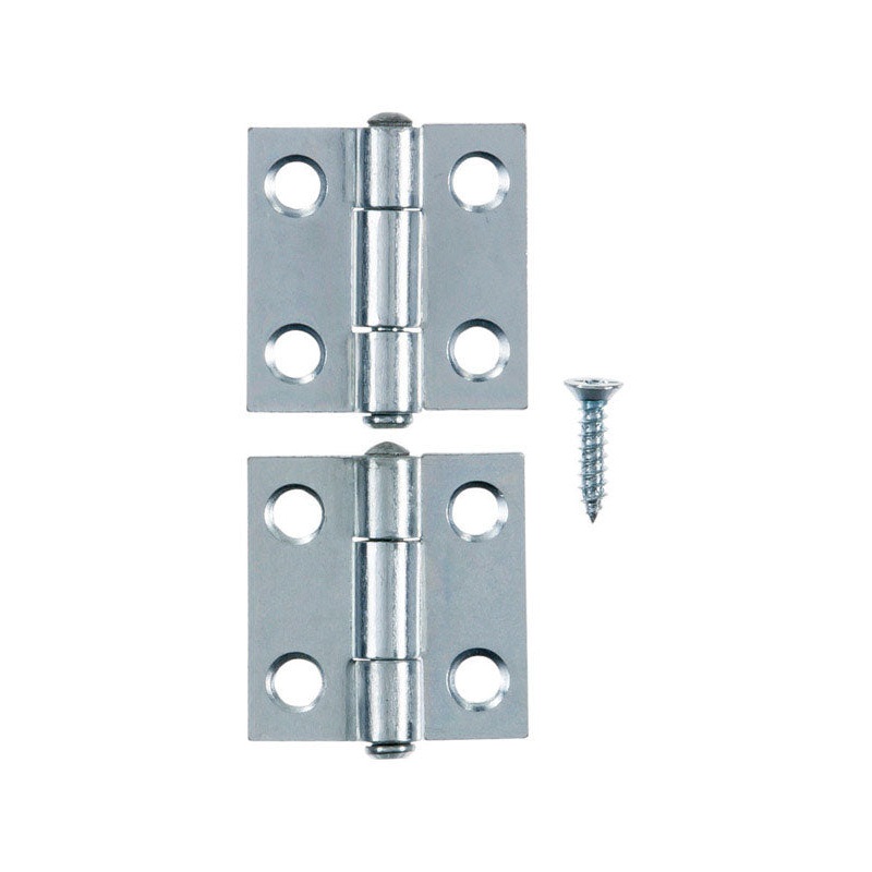 Ace 1 in. L Narrow Hinge Chrome