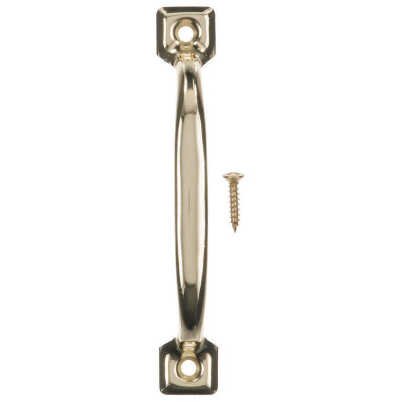 Ace 4.8 in. L Bright Brass Screen Door Pull