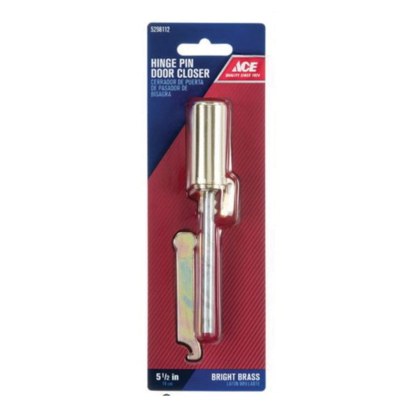 Ace Adjustable Hinge Pin Door Closer Brass