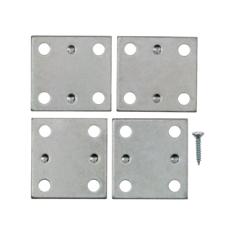 Ace Mending Brace 1-1/2 x 1-3/8 Zinc 4 pk Carded