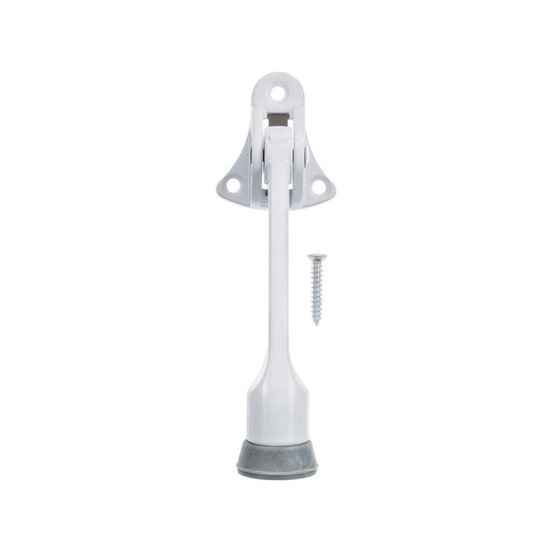 Ace Metal Kick-Down Door Holder 4 in. L White