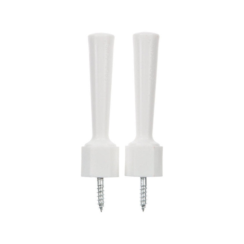 Ace Plastic Flexible Door Stop 3-1/4 in. L White