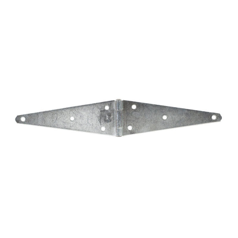 Ace Steel Heavy Duty Strap Hinge 10 in. L Zinc 2 pk