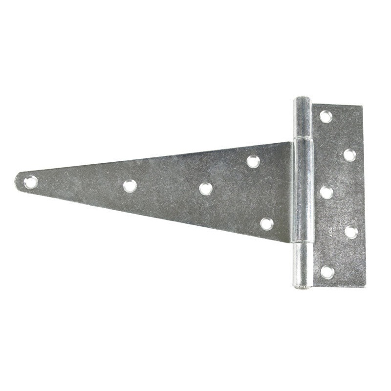Ace Steel Heavy Duty T Hinge 12 in. L Zinc 1 pk