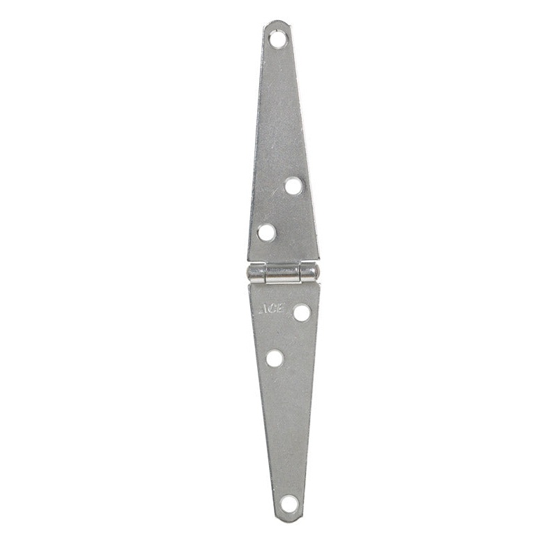 Ace Steel Light Duty Strap Hinge 4 in. L Zinc 1 pk